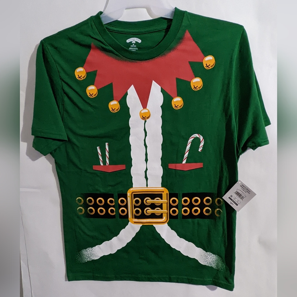 Men's Christmas Tee & Sweatshirt Set Size Medium NWT